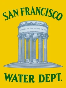 San Francisco Water Department NUOVA INSEGNA IN METALLO: 9x12" spedizione gratuita - Foto 1 di 1