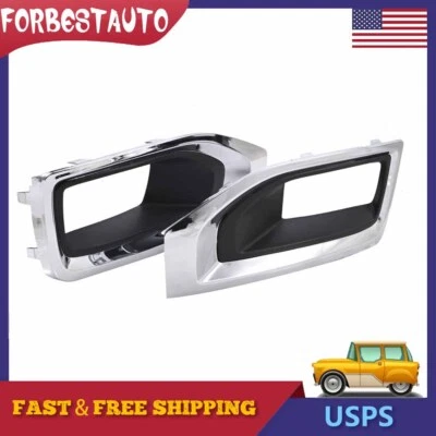 For 2015-2020 GMC Yukon / Yukon XL  Fog Light Bezel Cover Trim Pair Foto 1 de 4