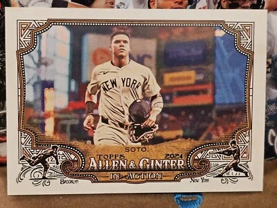 2024 Topps Allen & Ginter In Action Juan Soto IA-26 SP - Image 1 of 2