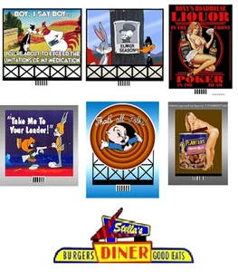 Miller Engineering Light Works Billboards/Window Signs/Lamps HO Scale CHOOSE - Picture 1 of 50