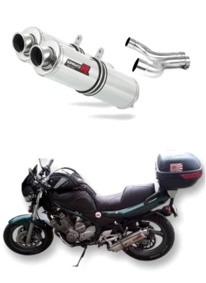 Silencieux Échappement exhaust DOMINATOR ROND XJ 600 DIVERSION 92-04 +DB KILLER - Photo 1/4