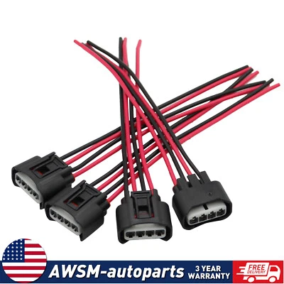 4pcs Ignition Coils Connector Plug Harness For Lexus RX350 Toyota Camry Sienna Foto 1 de 4