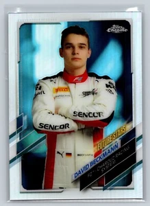 2021 Topps Chrome Formula 1 Future Stars #70 David Beckmann Refractor - Picture 1 of 2