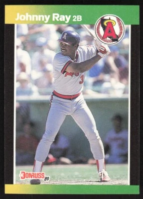 1989 Donruss Baseball's Best Johnny Ray #195 California Angels - Image 1 of 2