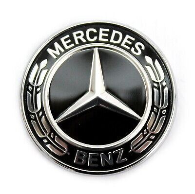 Mercedes-Benz Stern Emblem Grill Kühlergrill Schwarz W222 W213 W205 A0008171901 • 27.50€