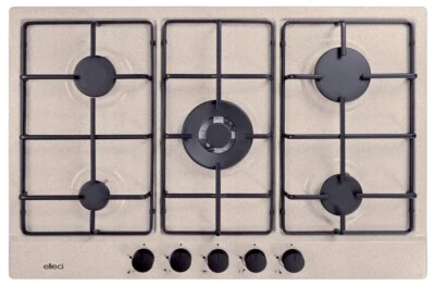 ELLECI PGSS75351CB PIANO COTTURA 5 FUOCHI 75 CM AVENA