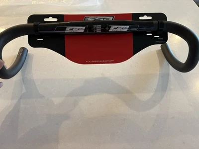 Full Speed Ahead Omega Compact Drop Handlebar 31.8mm 44cm Black Aluminum RD3005 - Image 1 of 4