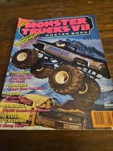 *RARE Vintage Monster Jam Truck IV Bigfoot 4x4 Poster Book* - Picture 1 of 8