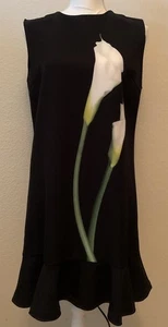 Abito Victoria Beckham For Target taglia media schiena nuovo senza etichette con accento floreale - Foto 1 di 7