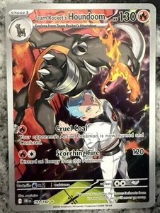 Team Rocket’s Houndoom 191/182 - Ilustración rara - SV: Destined Rivals - Casi nuevo - Imagen 1 de 2