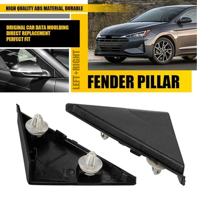 Par de espejos retrovisores de pilar de guardabarros derecho e izquierdo para Hyundai Elantra 2017-20 Foto 1 de 4