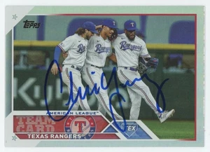 2023 Topps Rainbow Foil Chris Young Auto Texas Rangers #292 COA Silver Card - Picture 1 of 2