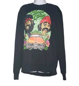 Suéter Cheech And Chong Negro Naranja Coche Setas Hojas A lo Largo Manga XL - Imagen 1 de 7