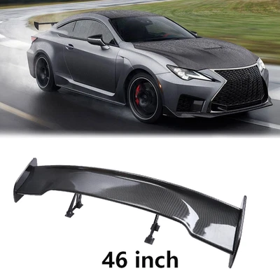 For Lexus IS250 IS350 ISF 47" Fiber Rear Trunk Spoiler Wing Adjustable GT-Style - Image 1 of 4