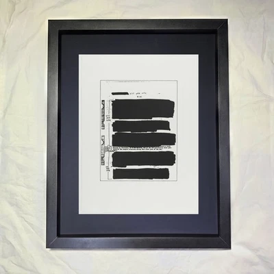 Jenny Holzer "AKA" ARTE ENMARCADO PERSONALIZADO Foto 1 de 3