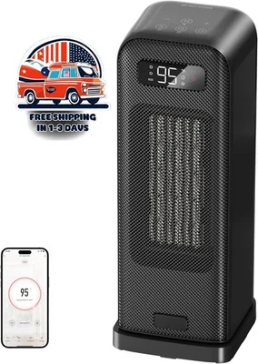 Calefactor eléctrico con termostato, 36 dB, 1500 W, protección cerámica PTC NUEVO Foto 1 de 4