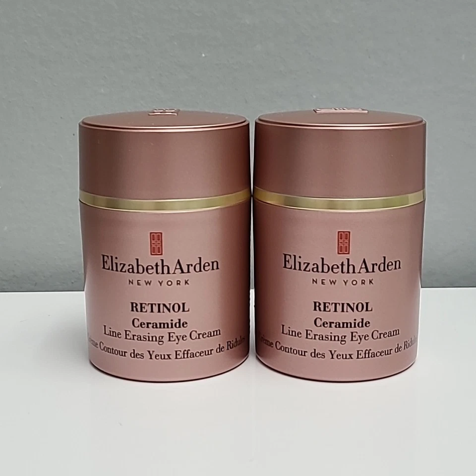 Paquete de 2 cremas borradoras de ojos Elizabeth Arden línea ceramida retinol 0,5 oz Foto 1 de 1