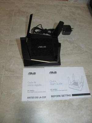 ASUS AX6100 RT-AX92U  Tri-Band Wi-Fi 6 Gigabit Gaming Router Mesh Factory Reset - Image 1 of 4