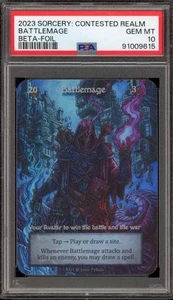 Sorcery: Contested Realm Battlemage Beta Foil PSA 10 Gem Mint - Picture 1 of 2