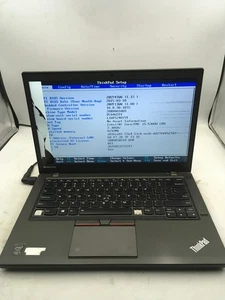 LENOVO THINKPAD T450S -BOOTS TO BIOS/BAD LCD- INTEL I5 5300U - 8GB RAM -READ- BB - Picture 1 of 7