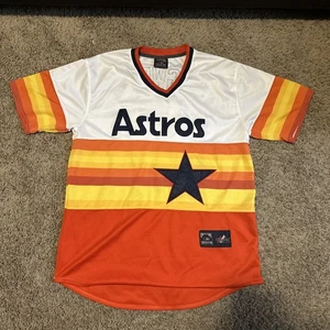 Vtg MLB Majestic Houston Astros Cooperstown Collection Jersey Men’s Sz Large - Picture 1 of 7