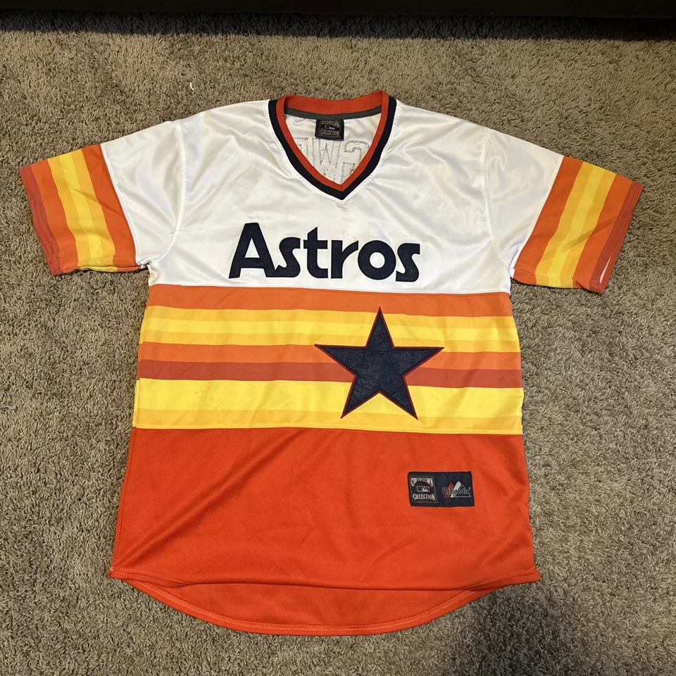 Vtg MLB Majestic Houston Astros Cooperstown Collection Jersey Men’s Sz Large - Image 1 of 4