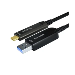 USB A to USB C Fiber Optic Cable 164FT, 10Gbps USB 3.2 Gen2 Type C Cable Long... - Picture 1 of 7