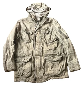 American Eagle Jacke Herren M Army Grün Sherpa Gefüttert Chore Barn Coat Kapuze - Bild 1 von 8