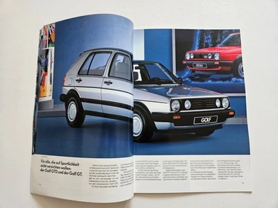VOLKSWAGEN GOLF MK2 40 PAGES SALES BROCHURE 1987 GERMAN - Image 1 of 4