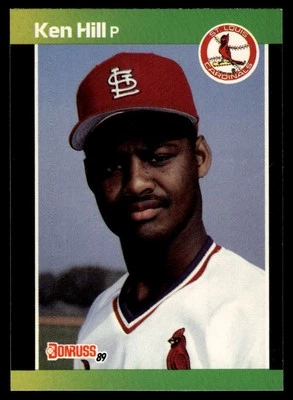 1989 Donruss #536 Ken Hill "LEAF, INC." & "*Denotes - Image 1 of 2