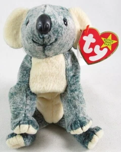 Ty Original Beanie Baby Eucalyptus the Koala Bear Plush + Heart Tag, 1999 - Picture 1 of 9