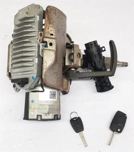 2003-2012 MK2 FIAT PANDA STEERING COLUMN +ELEC. PAS PUMP +IGN & 2X KEY 51746820 - Picture 1 of 13