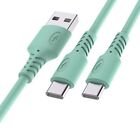Type C Liquid Silicone USB Fast Charging Cable Type-C Wire Cord