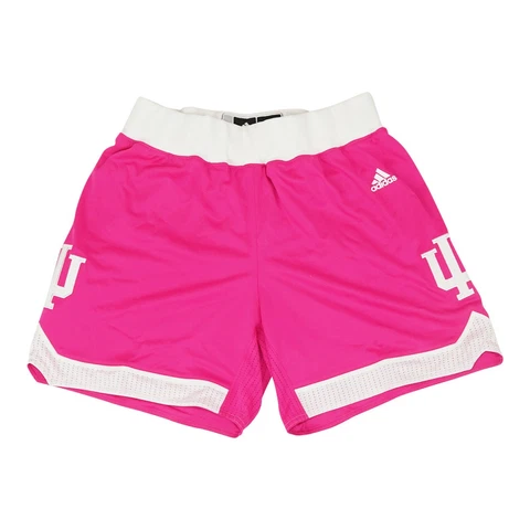 Indiana Hoosiers NCAA Women's Primary Logo Shock Pink F16 Basketball Shorts Cover
