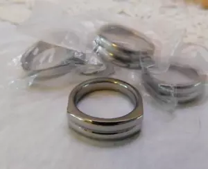 Titanium Band Ring LOT of Five Rings Size 10 - Picture 1 of 6