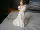 ROYAL WORCESTER BONE CHINA LADY DOLL WITH BABY SPECIAL DAY NEW BORN PERFECT