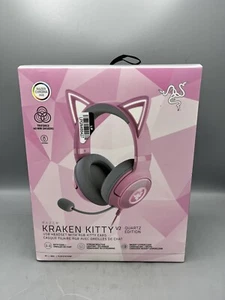 Razer Kraken Kitty V2 Quartz Edition Wired Gaming Headset Brand NEW - Picture 1 of 4