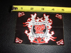 Pegatina Ernie Ball Las mejores cuerdas los mejores jugadores - Imagen 1 de 1