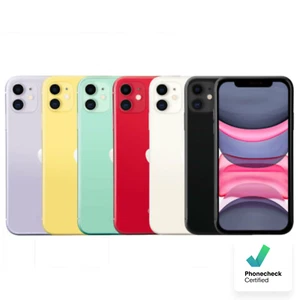 Apple iPhone 11 64GB 128GB 256GB - Odblokowany - BEZ FACE ID - DOBRY STAN - Zdjęcie 1 z 12