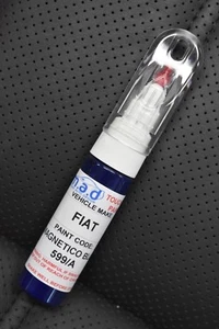 FIAT 599 A BLUE MAGNETICO BLU TOUCH UP PEN REPAIR KIT PAINT WITH BRUSH 500 PUNTO - Picture 1 of 4