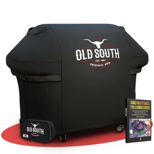 Old South Premium Grillabdeckung Wetterfest mit Grillgenuss Guide