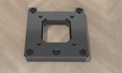 VESA Adapter 75x75 mm für Samsung C24FG73, lC24FG73FQUXEN und C24FG73FQN - Bild 1 von 4