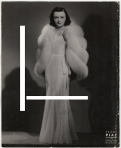 30x24cm Teddy Piaz original barite photo 1929 actress Pola Negri photo