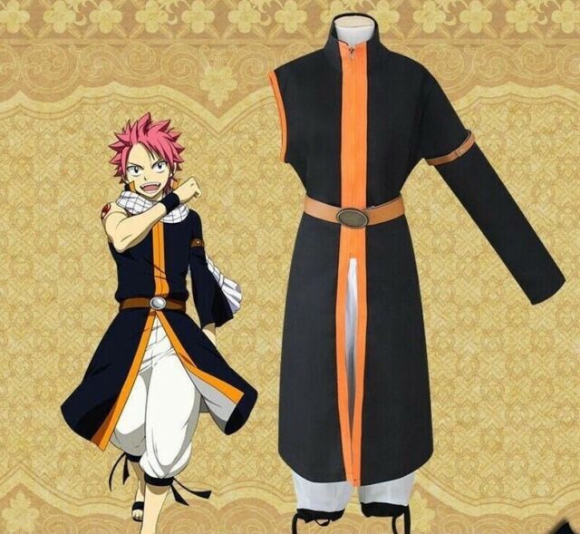 Fairy Tail Dragon Slayers Natsu Dragneel Natsu DoraguniruTeam Natsu New  Cosplay Costume