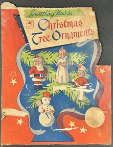 Vintage Christmas Tree Ornaments Vintage Box / Poster - Picture 1 of 7