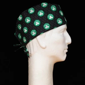NBA Boston Celtics on Black Theme Scrub Hat - Picture 1 of 1