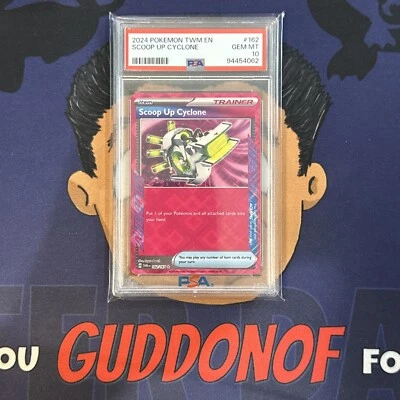💎PSA 10 GEM MINT 2024 Pokemon Twilight Masquerade SCOOP UP CYCLONE #162 Holo - Image 1 of 3