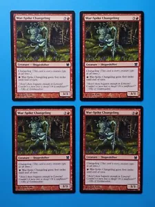 MTG 4x War Spike Changeling x4 LP Magic Modern Masters 2013 Playset - Picture 1 of 1
