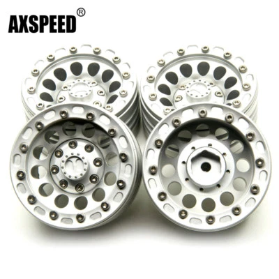 4 Stück 1,9" Beadlock Felgen Wheel Rims für Axial SCX10 90046 D90 CC01 1/10 RC - Bild 1 von 4