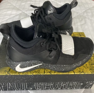 Nike PG 2.5 TB Black White Size 7.5 Men’s with Box Authentic Basketball Shoes - Picture 1 of 6